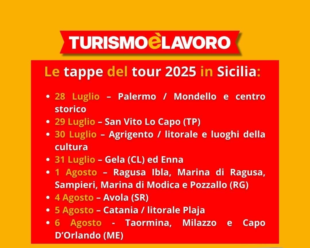“Turismo è lavoro”, il van della Filcams Cgil si ferma a San Vito