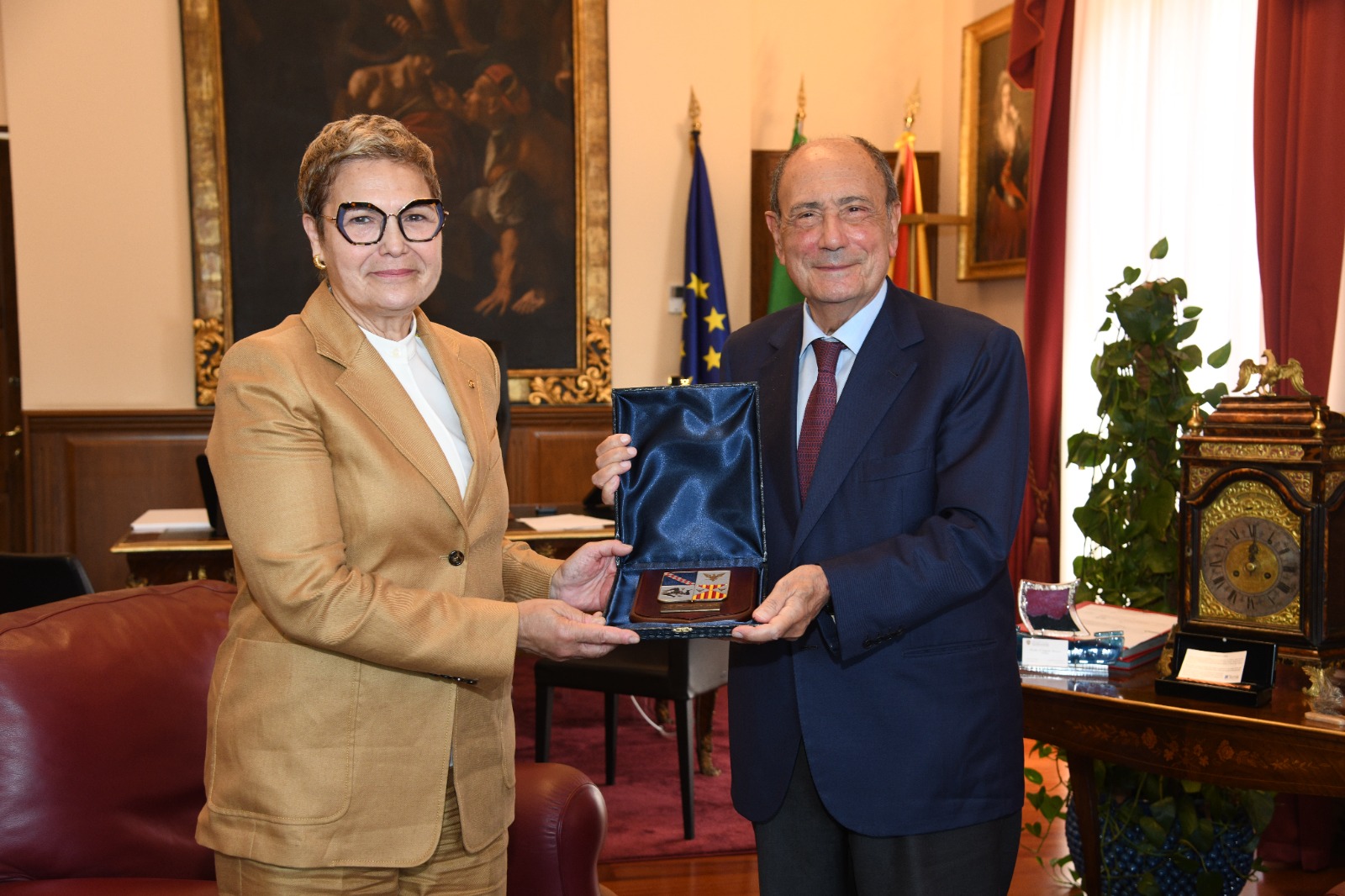 Prima visita istituzionale della Prefetta di Trapani a Palazzo d’Orléans