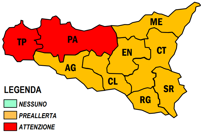 Altre 24 ore di caldo infernale in Sicilia: venerdì allerta rossa a Trapani e Palermo
