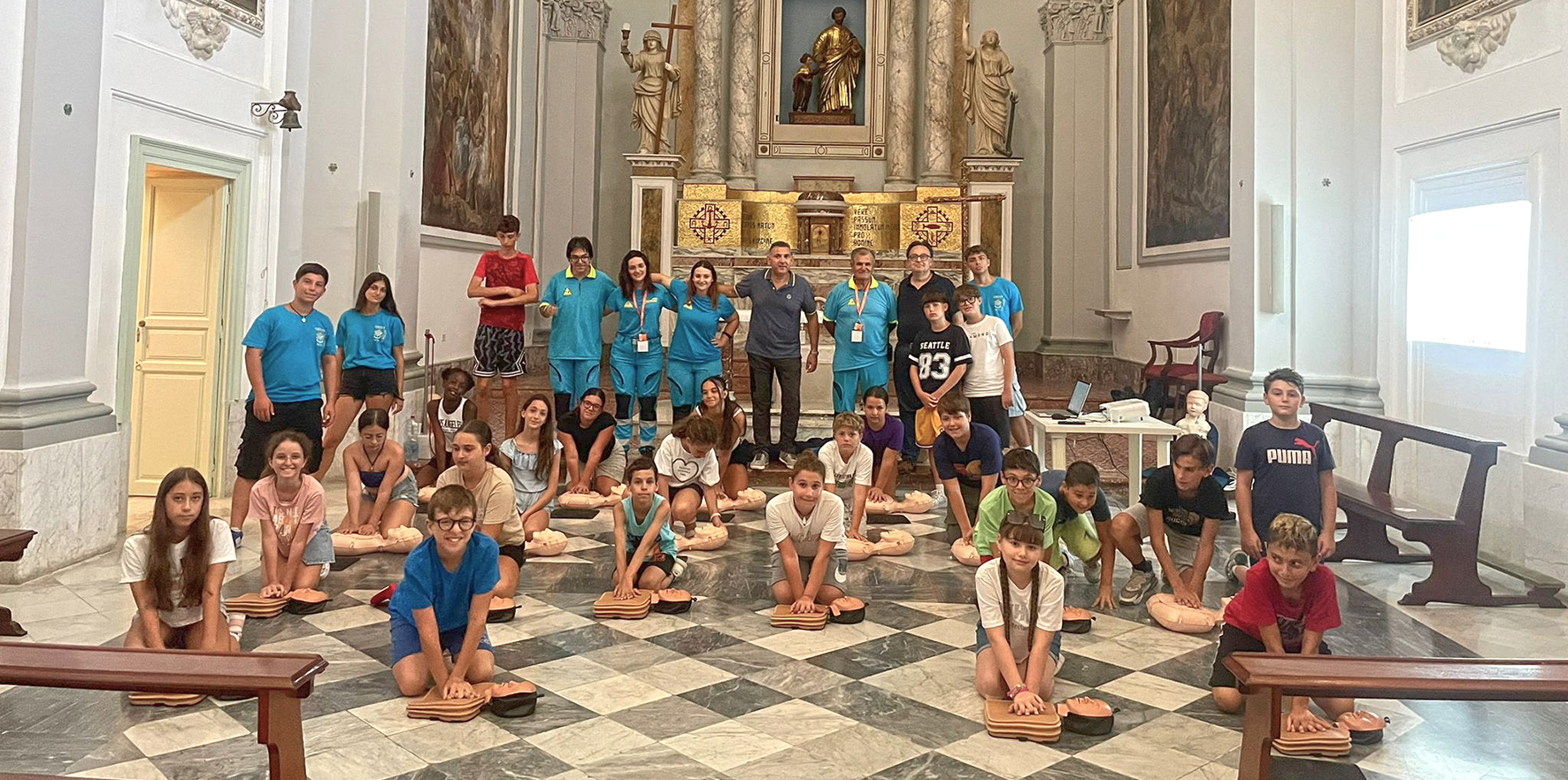 Al Grest di Mazara oltre 100 bimbi imparano le manovre salva-vita