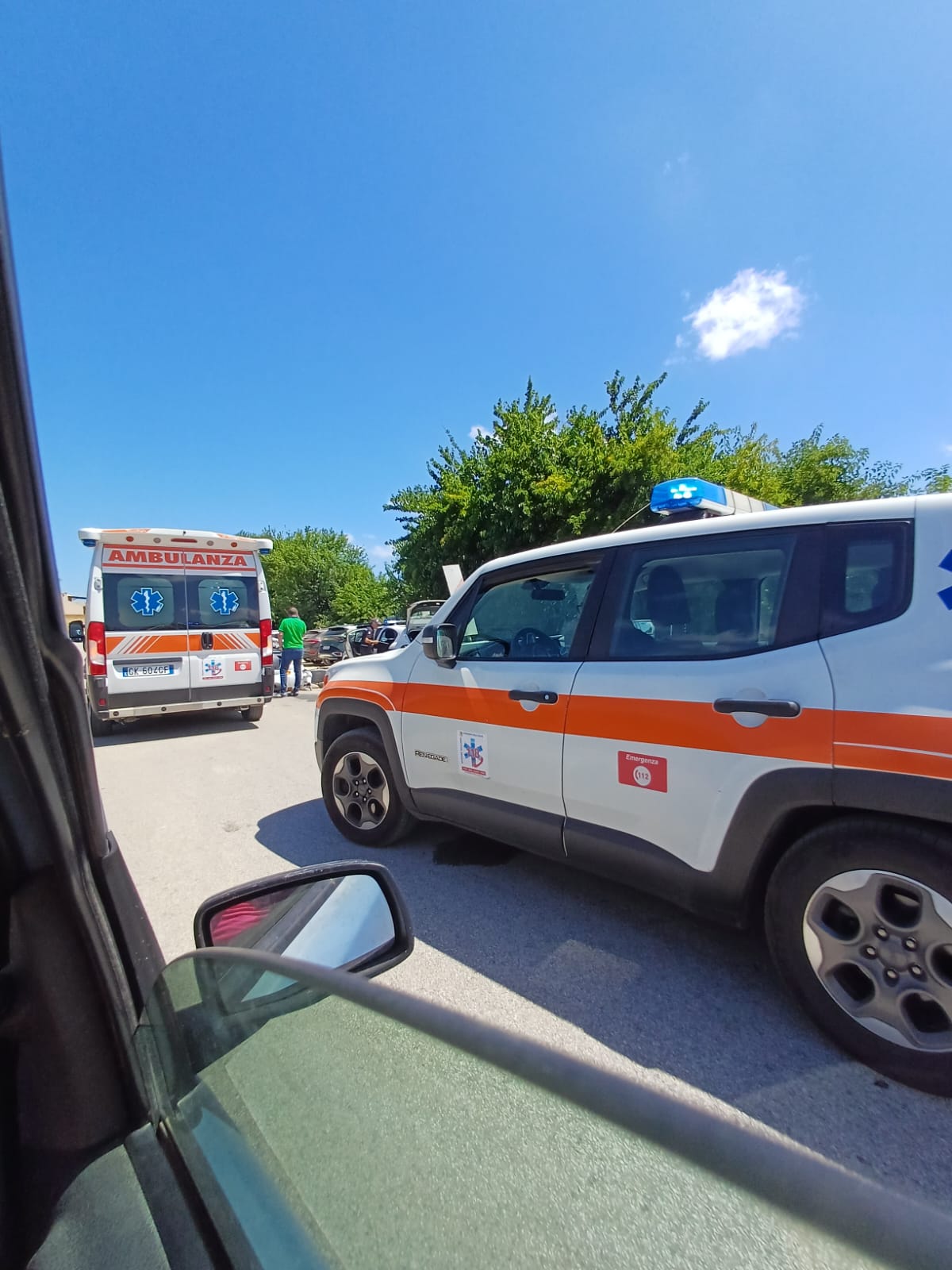 Incidente tra moto e vettura in contrada San Leonardo a Marsala