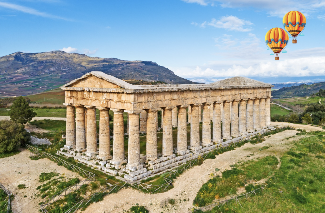 Sorvolare Segesta su una mongolfiera si può, dal 16 al 20 luglio