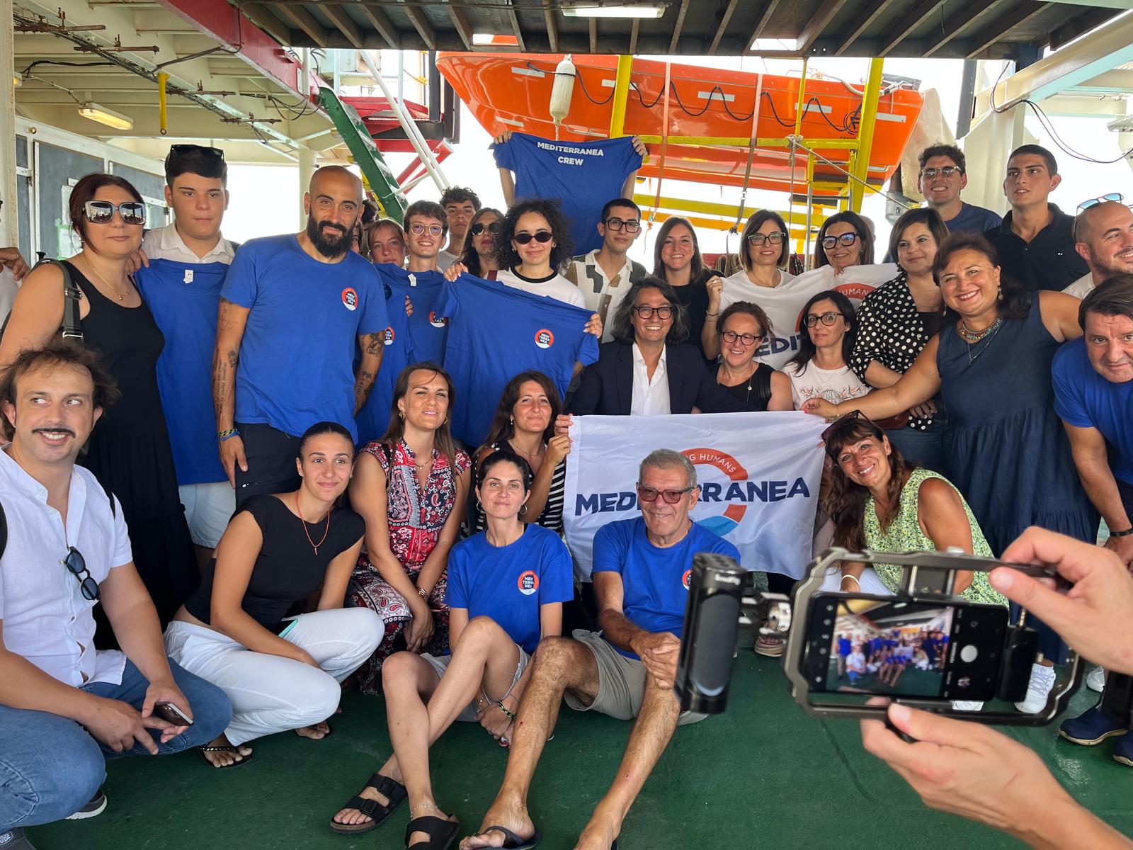 Delegazione del Pd a Trapani per Mediterranea. “Le vite umane prima di tutto” VIDEO