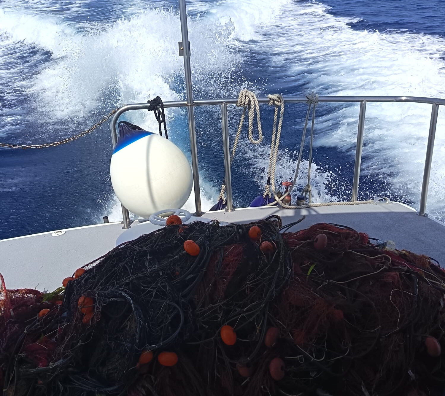Dai fondali delle Egadi la Guardia Costiera recupera 400 metri di reti da pesca