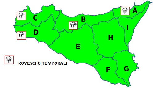 Si calma il vento e arrivano le piogge in Sicilia