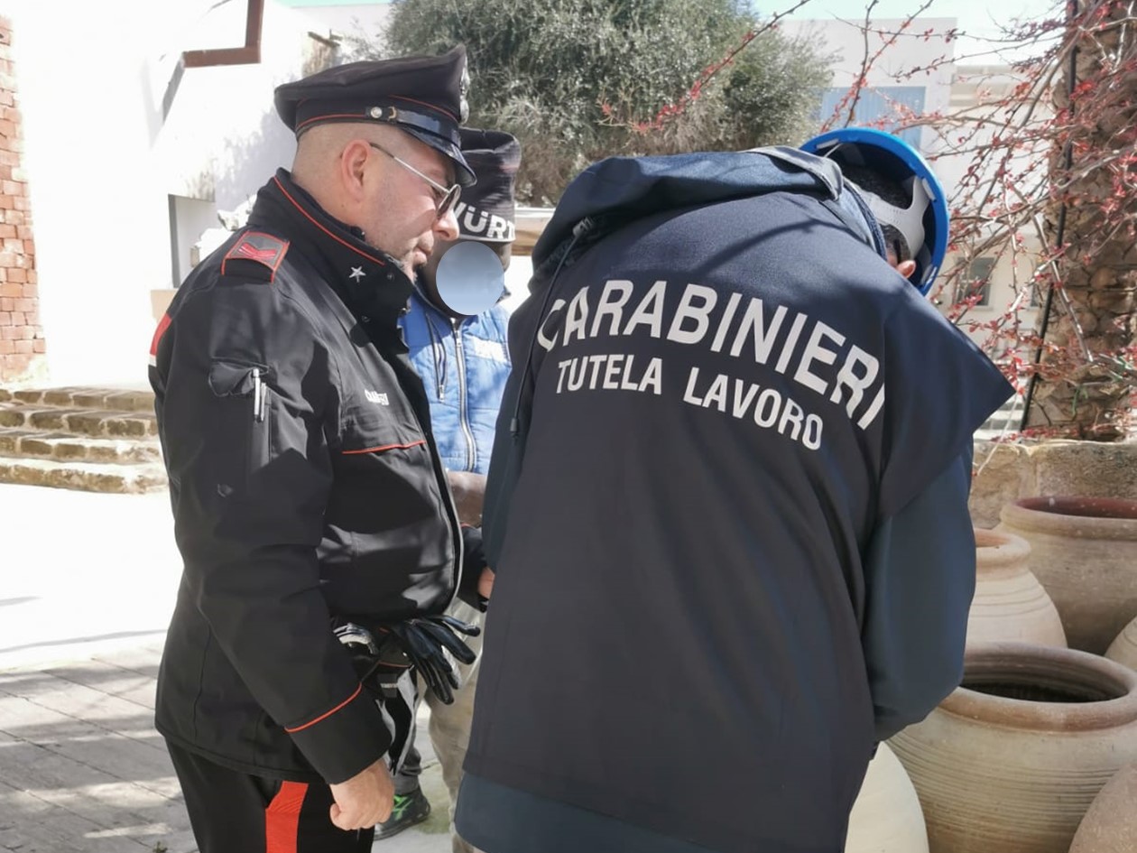 Lavoratori in nero e mancate norme di sicurezza, sanzioni tra Castellammare e Calatafimi
