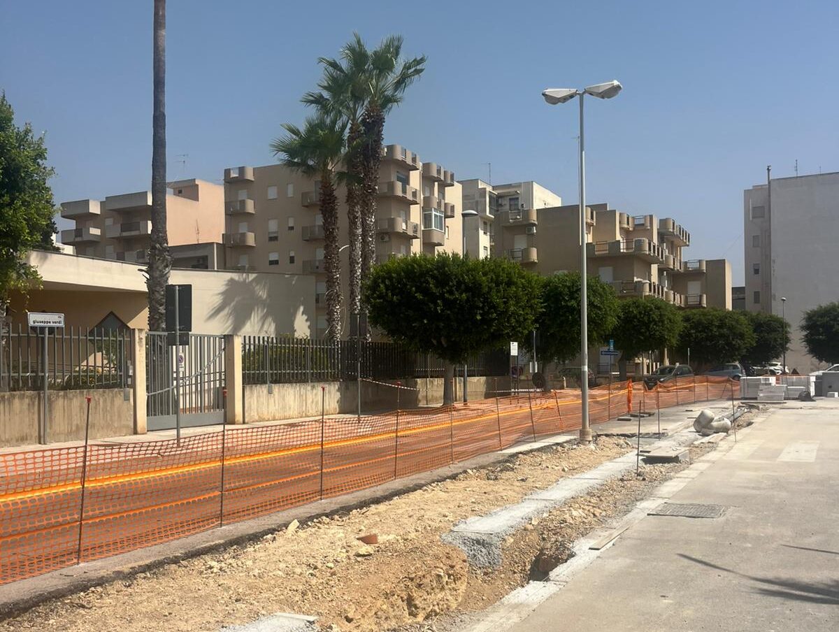 Marsala: lavori in zona via Verdi, chiuso al transito veicolare un tratto di strada