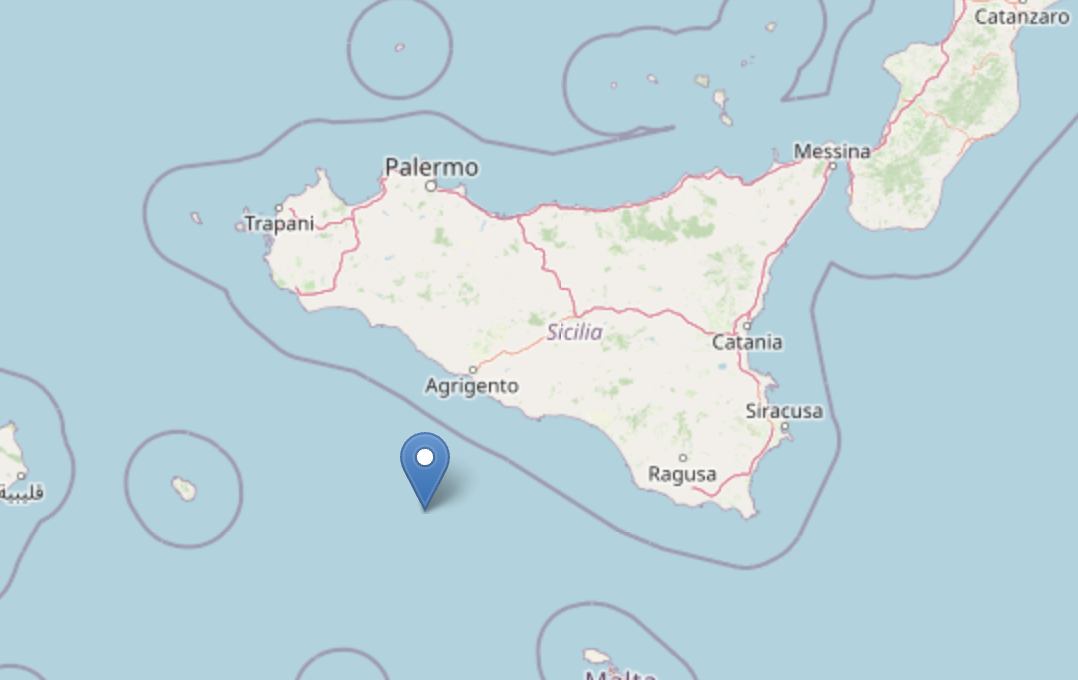Terremoto al largo delle coste siciliane