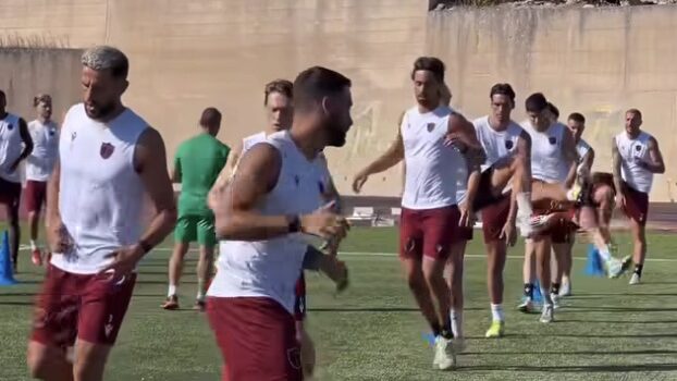 Ritiro valdericino per il Trapani 1905, la Coppa si avvicina