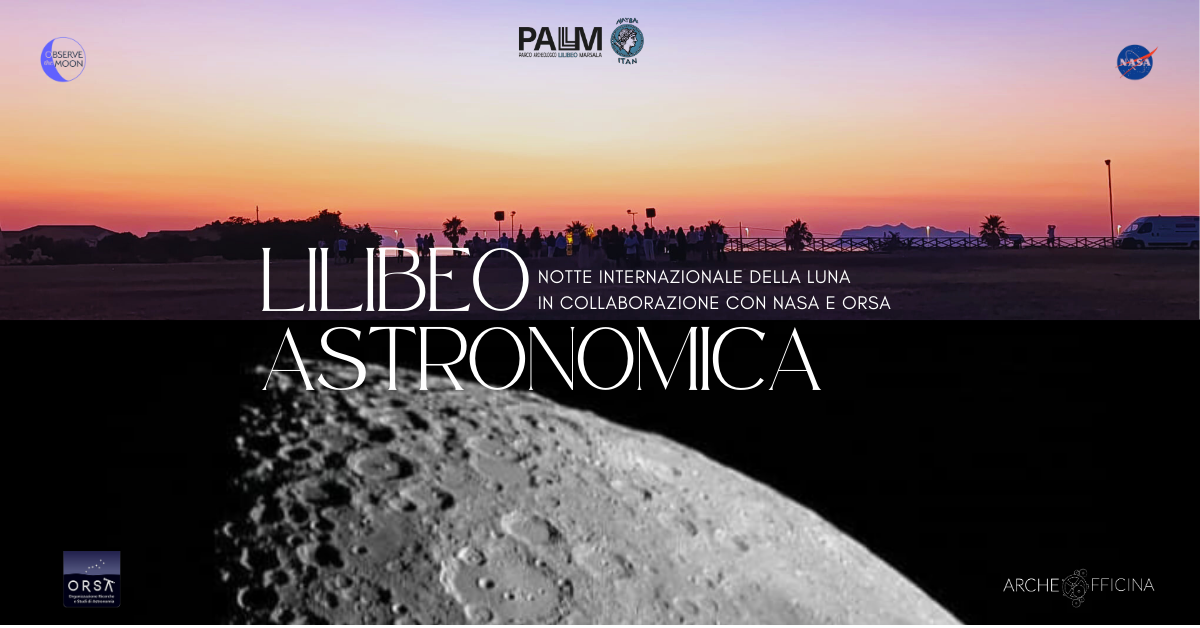 Notte Internazionale della Luna, passeggiate astronomiche al Parco Lilibeo