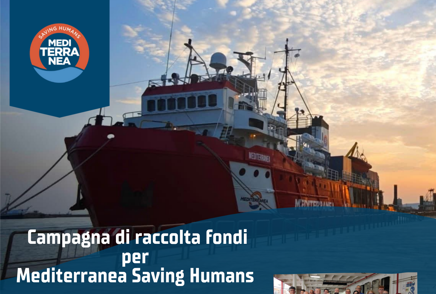 Trapani con Mediterranea: una raccolta fondi contro la multa alla ONG