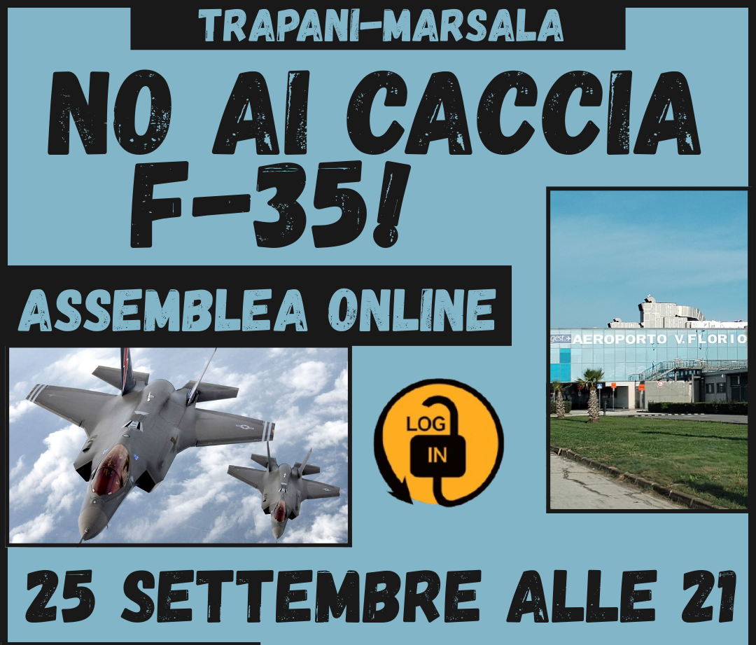 No al Polo di Addestramento Nato a Birgi: mobilitazione contro la militarizzazione