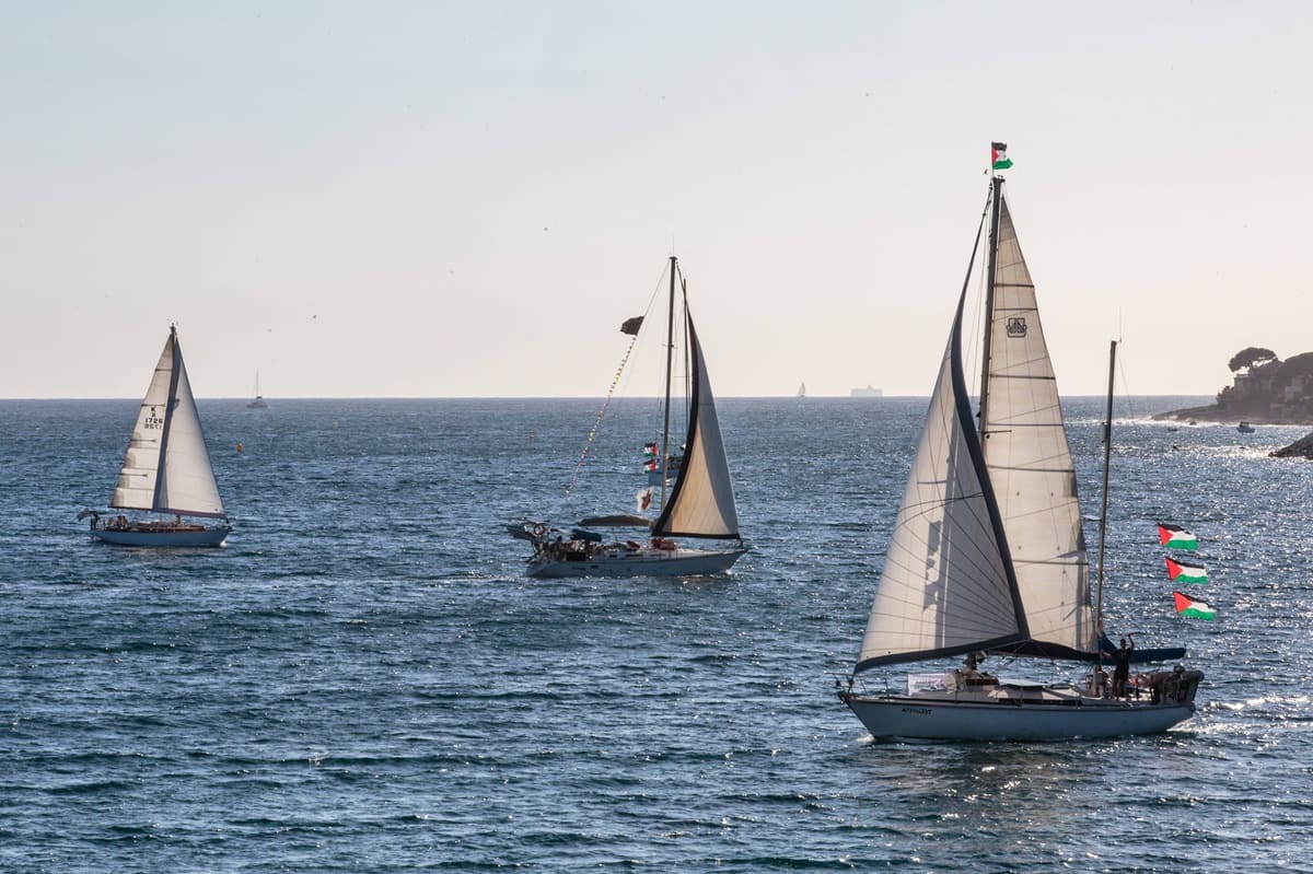 Global Sumud Flotilla, imbarcazioni salpate da Portopalo in direzione Gaza