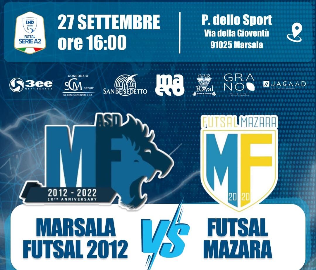 Marsala Futsal: tutto pronto per la Coppa Divisione con il Futsal Mazara il 27 settembre