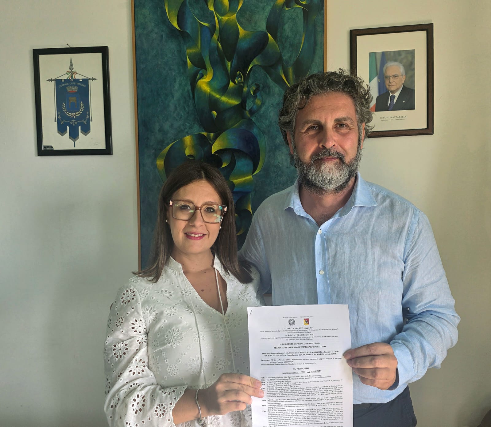 Finanziato con 610.000 euro l’impianto di denitrificazione a Petrosino. Torna l’acqua potabile nelle case