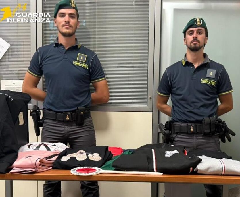 Vestiti e materiali contraffatti, operazione ‘Halloween” dei finanzieri di Trapani
