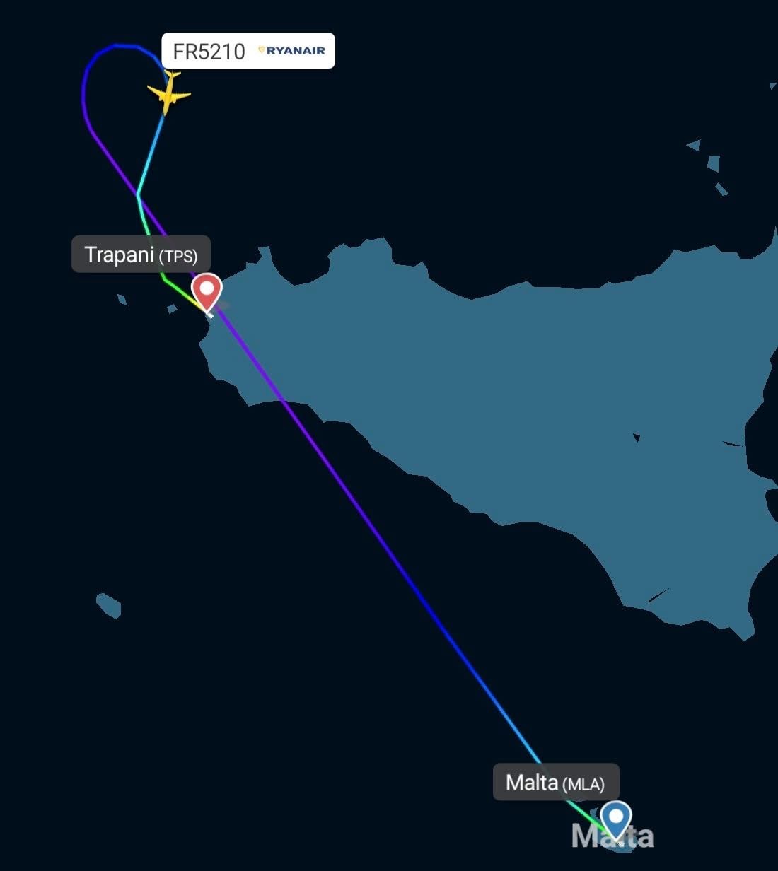 Malore a bordo, volo Malta-Manchester dirottato a Birgi