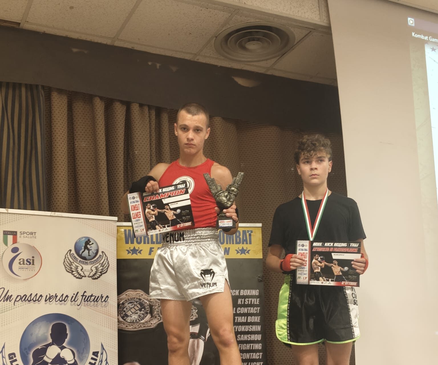 Primo posto per il marsalese Giovanvito Sciacca agli International Kombat Games