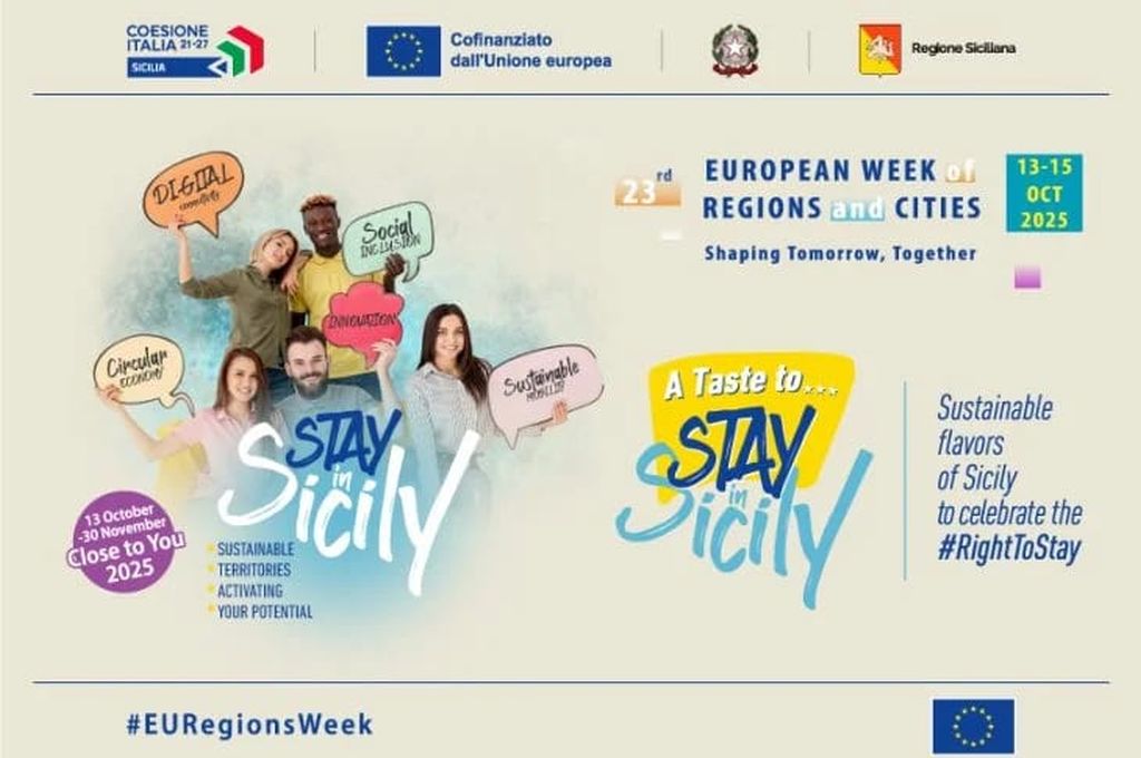 “Stay in Sicily”, la Regione sarà presente a Bruxelles alla Settimana europea delle regioni e delle città