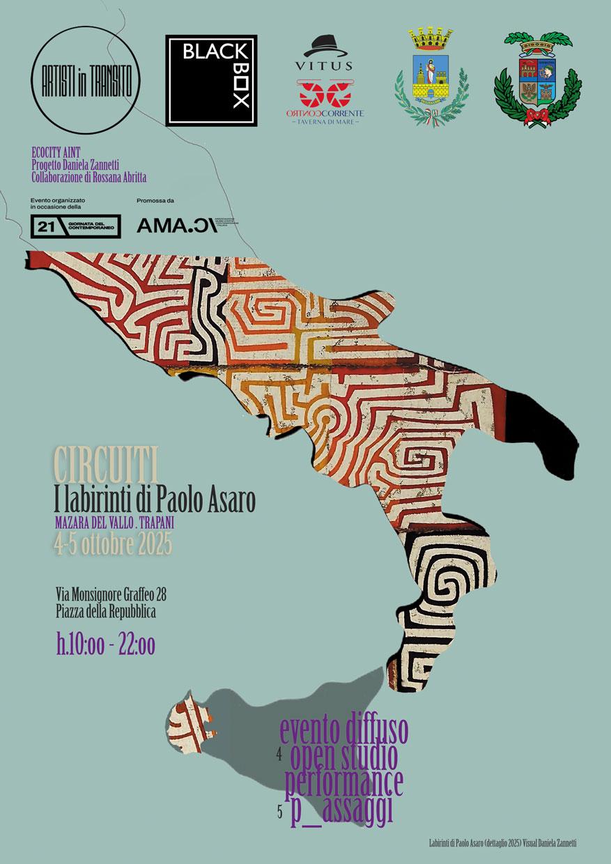 “Circuiti”: arte, mito e territorio in mostra a Mazara del Vallo