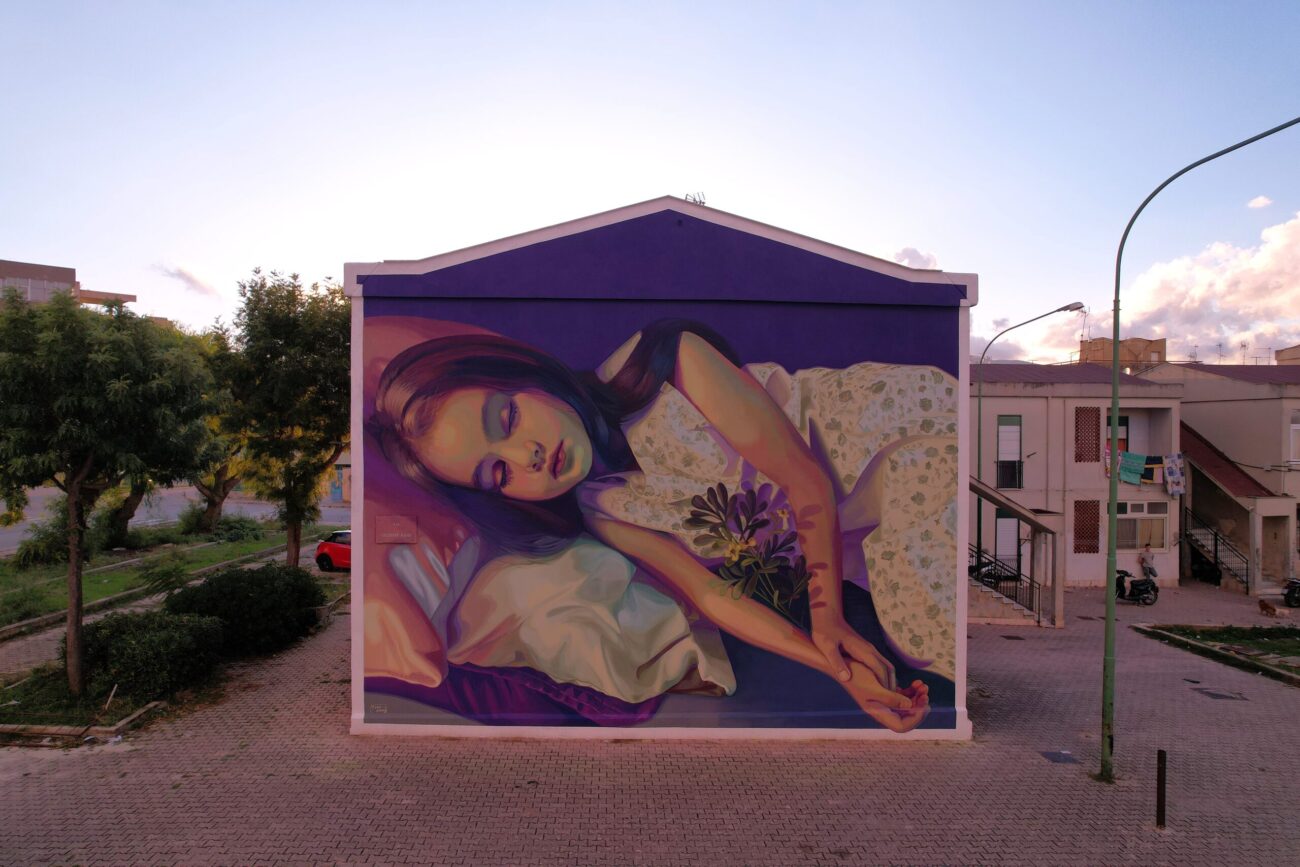 La street art fa rivivere il quartiere Maria Ausiliatrice di Alcamo. VIDEO