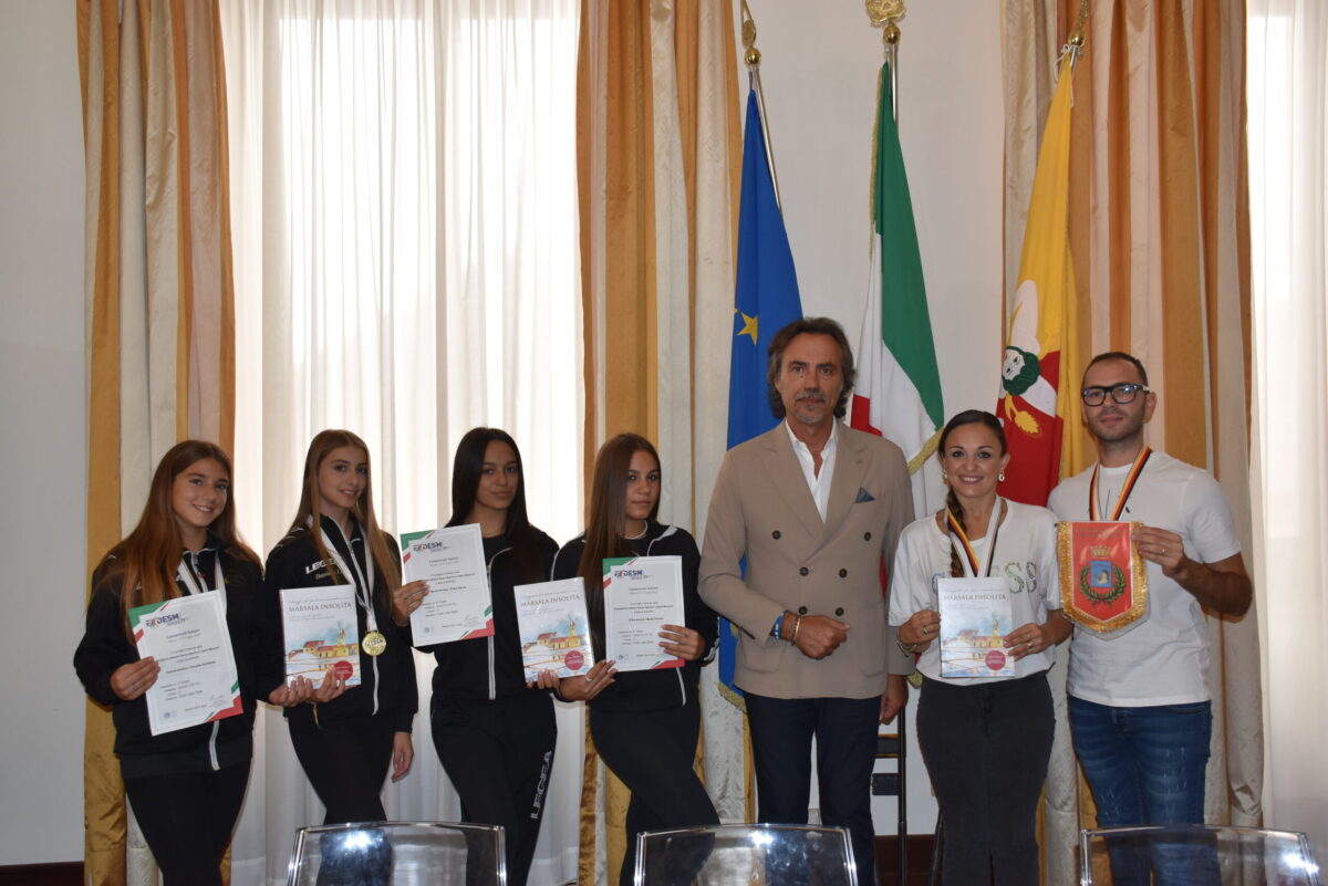 Campionati Italiani Fidesm, il Comune di Marsala riceve i campioni di Emozione Danza