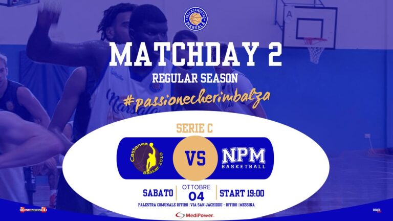 La Nuova Pallacanestro Marsala in campo a Messina a caccia dei primi punti