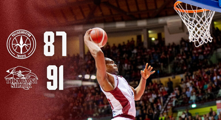 Inizia con una vittoria in trasferta per il Trapani Shark il campionato di basket
