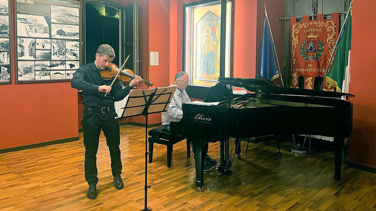 Al Sollima di Marsala in concerto il Duo Aurilio: padre e figlio, piano e violino