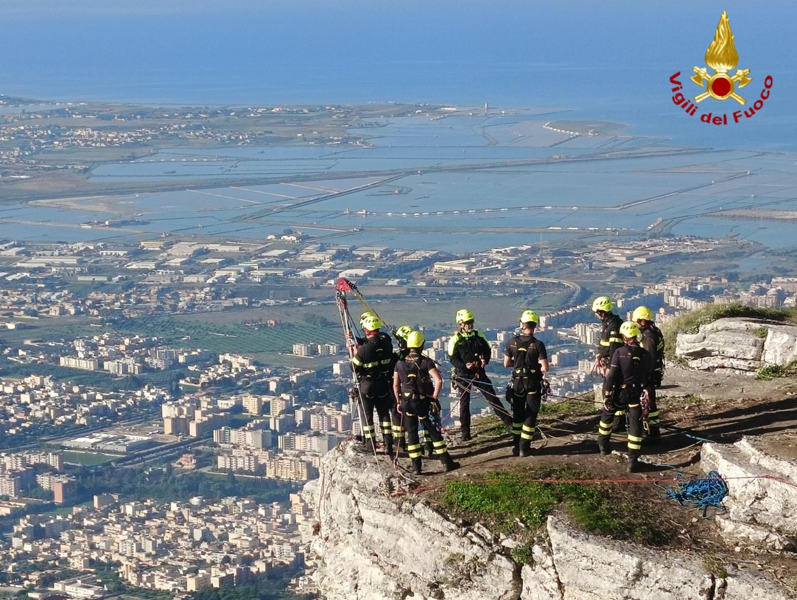 Piano di addestramento di soccorso estremo con i Vigili del Fuoco di Trapani