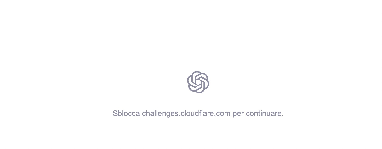 Molti siti in down e la scritta “Sblocca challenges.cloudflare…”