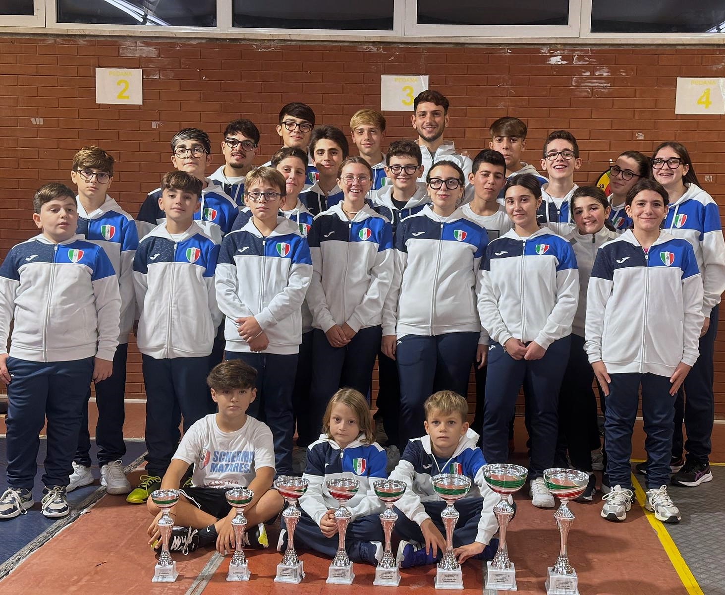 Regionali Under 14, buona la prima prova per il Circolo Schermistico Mazarese e la Mazara Scherma
