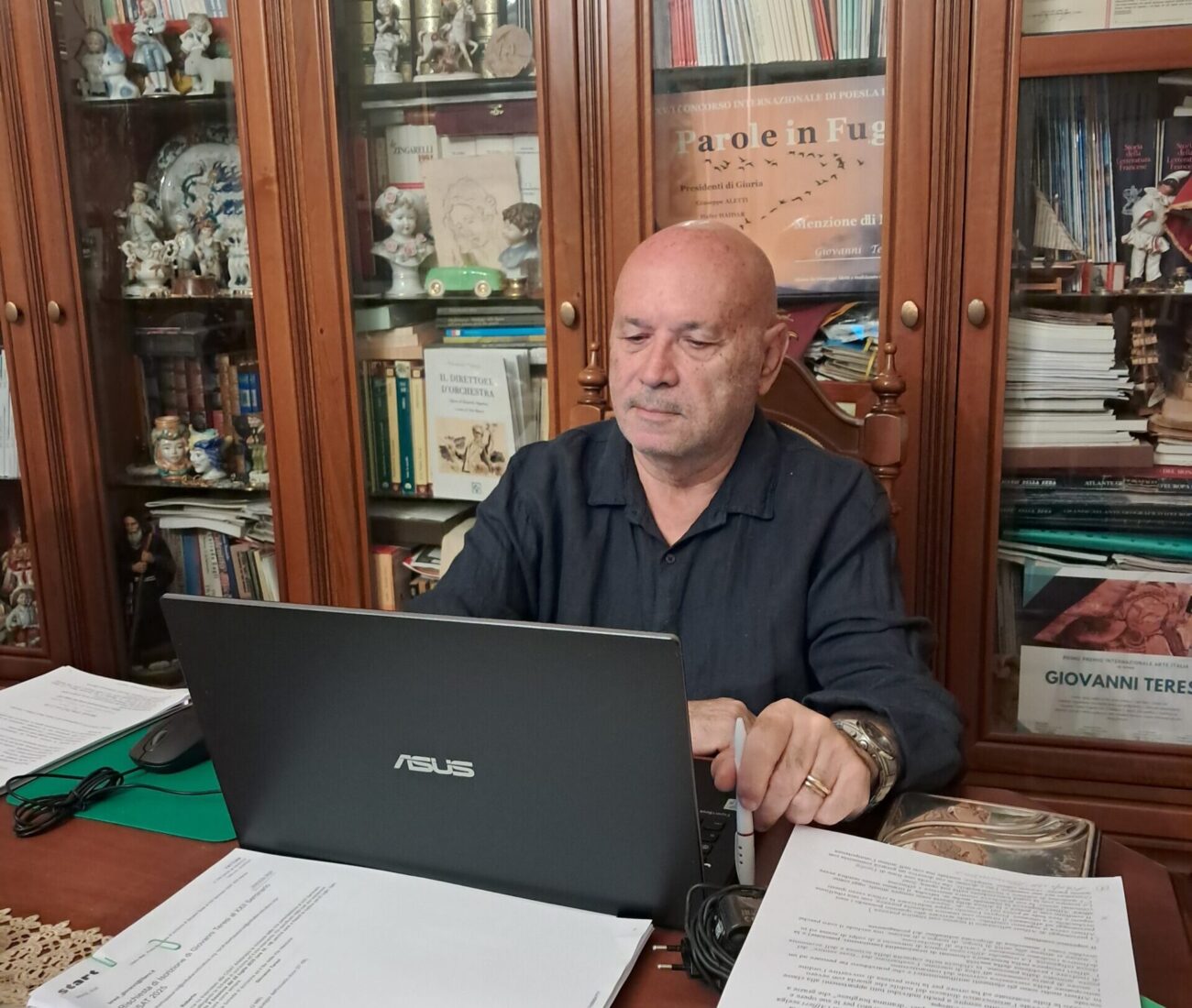 Diploma Accademico in Poesia al marsalese Giovanni Teresi al Premio “Apollo dionisiaco”