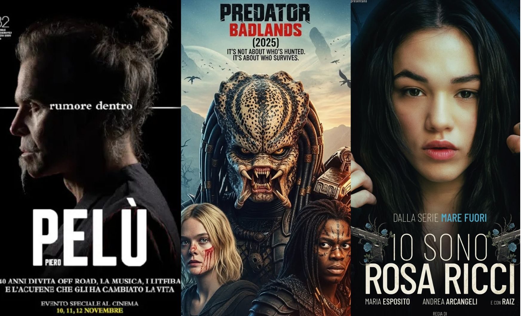 Cinema Marsala: in sala “Rosa Ricci”, “Predator” e un docu su Piero Pelù