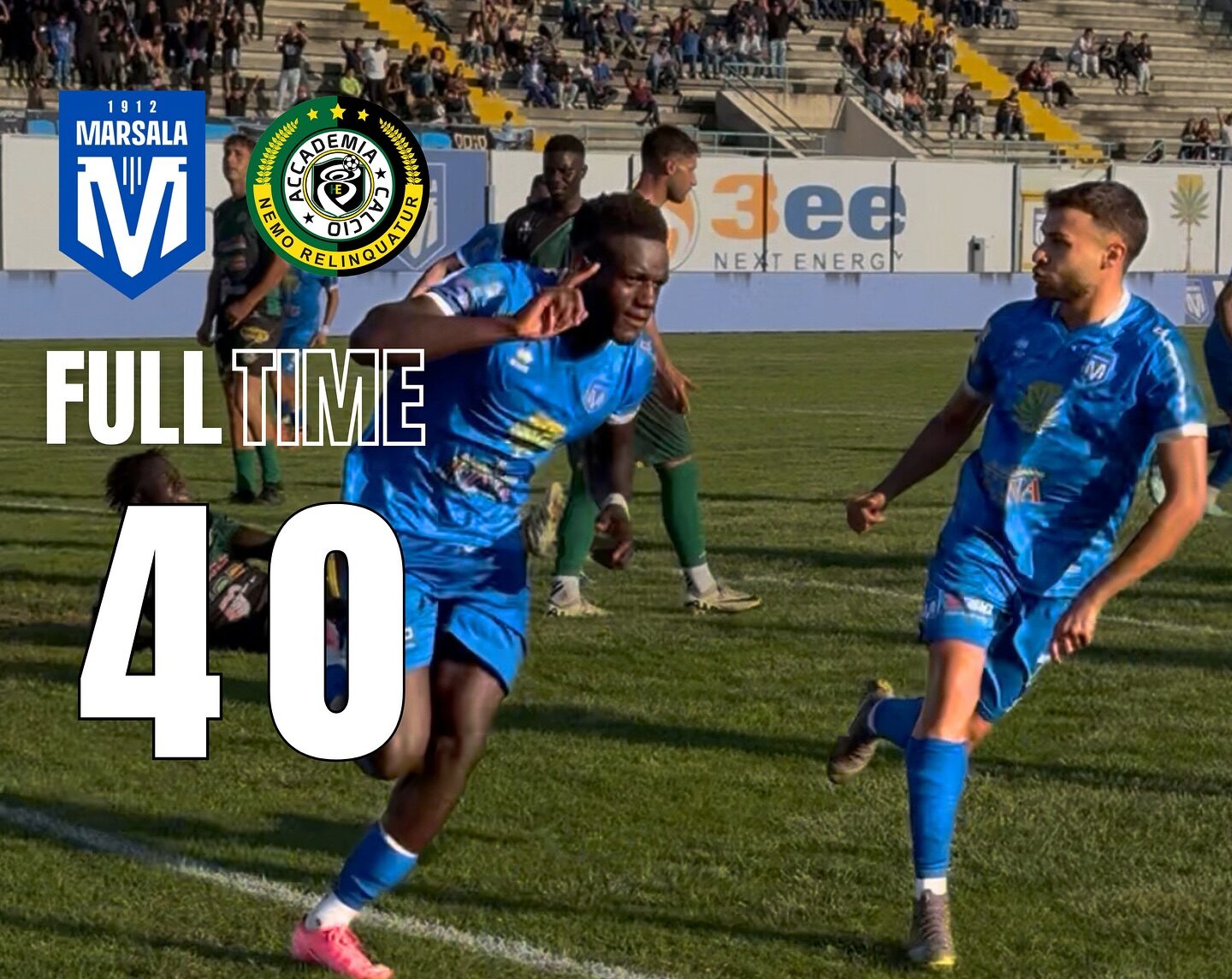 Il Marsala 1912 piega con un poker l’Accademia Trapani