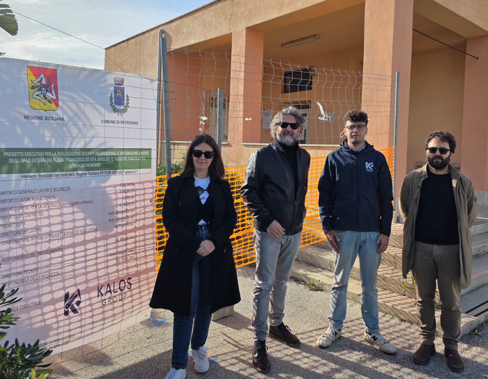 A Petrosino iniziano i lavori per la realizzazione di campi sportivi nei plessi “De Vita” e “Fanciulli”