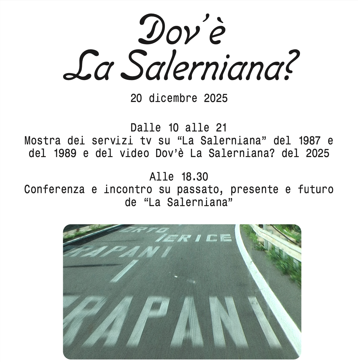 A Trapani incontro su “La Salerniana” e mostra di Tele Scirocco anni ’80