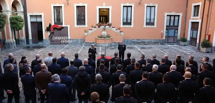 Il Comandante della Legione Carabinieri “Sicilia” Del Monaco in visita a Catania