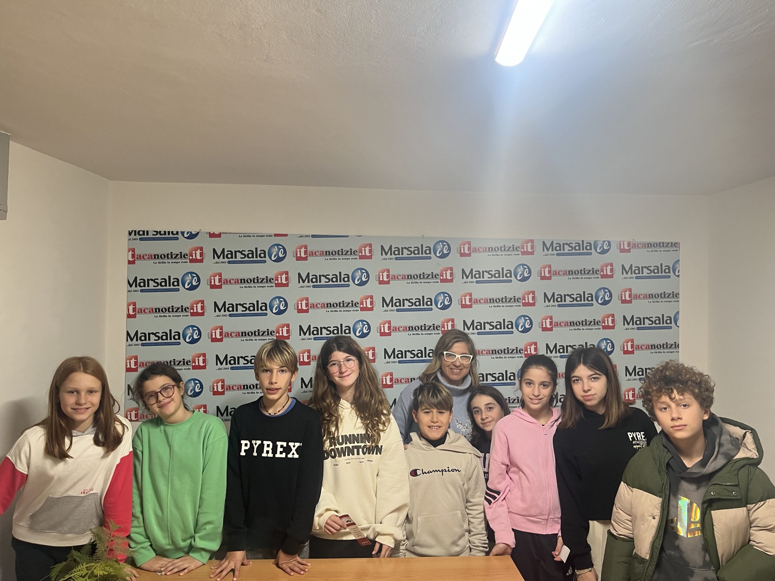 Studenti del “Pipitone” in visita nella redazione di Marsala C’è