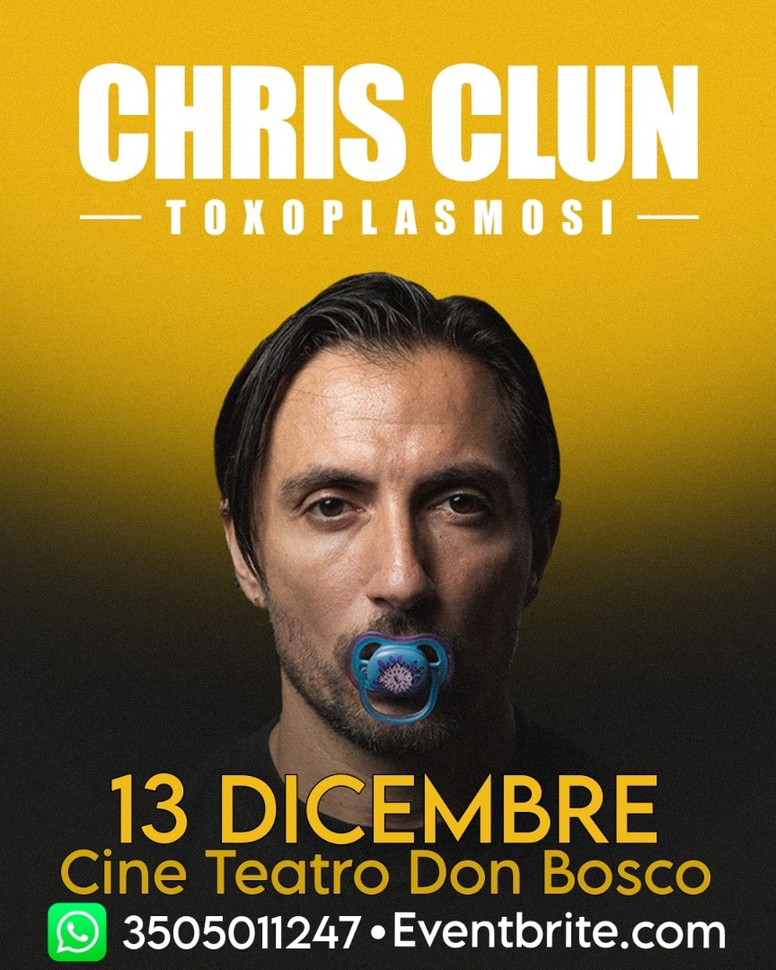 Chris Clun torna a Trapani il 13 dicembre col suo nuovo spettacolo