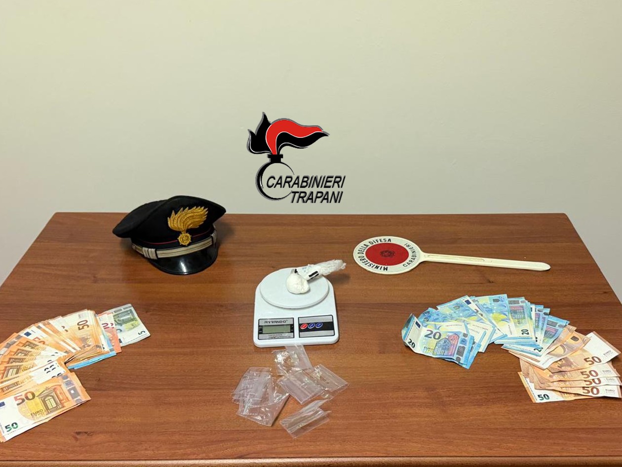 Trapani, nuovo colpo allo spaccio di droga: arrestato 44enne a Cappuccinelli