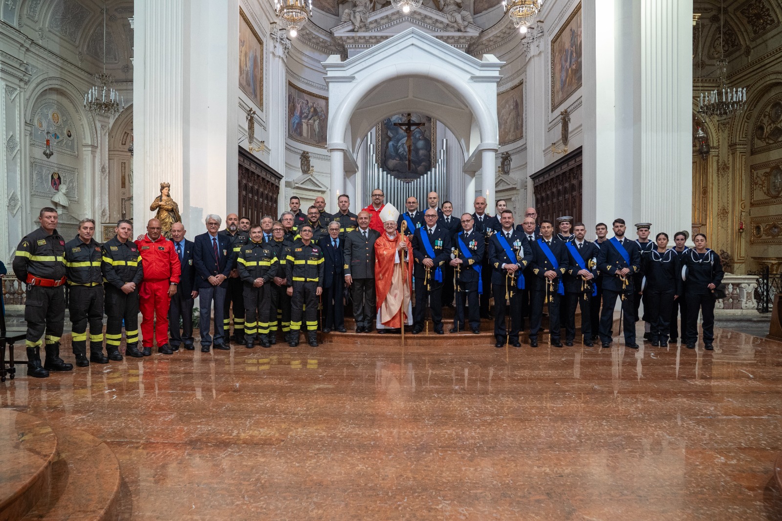 Capitaneria e Vigili del Fuoco insieme per celebrare a Trapani la Patrona Santa Barbara