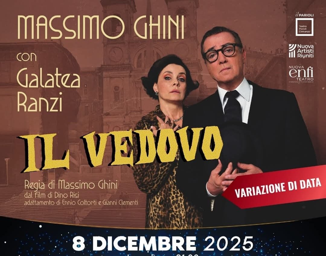 Marsala: l’8 dicembre Ghini-Ranzi in “Il Vedovo” al Teatro Impero. VIDEO