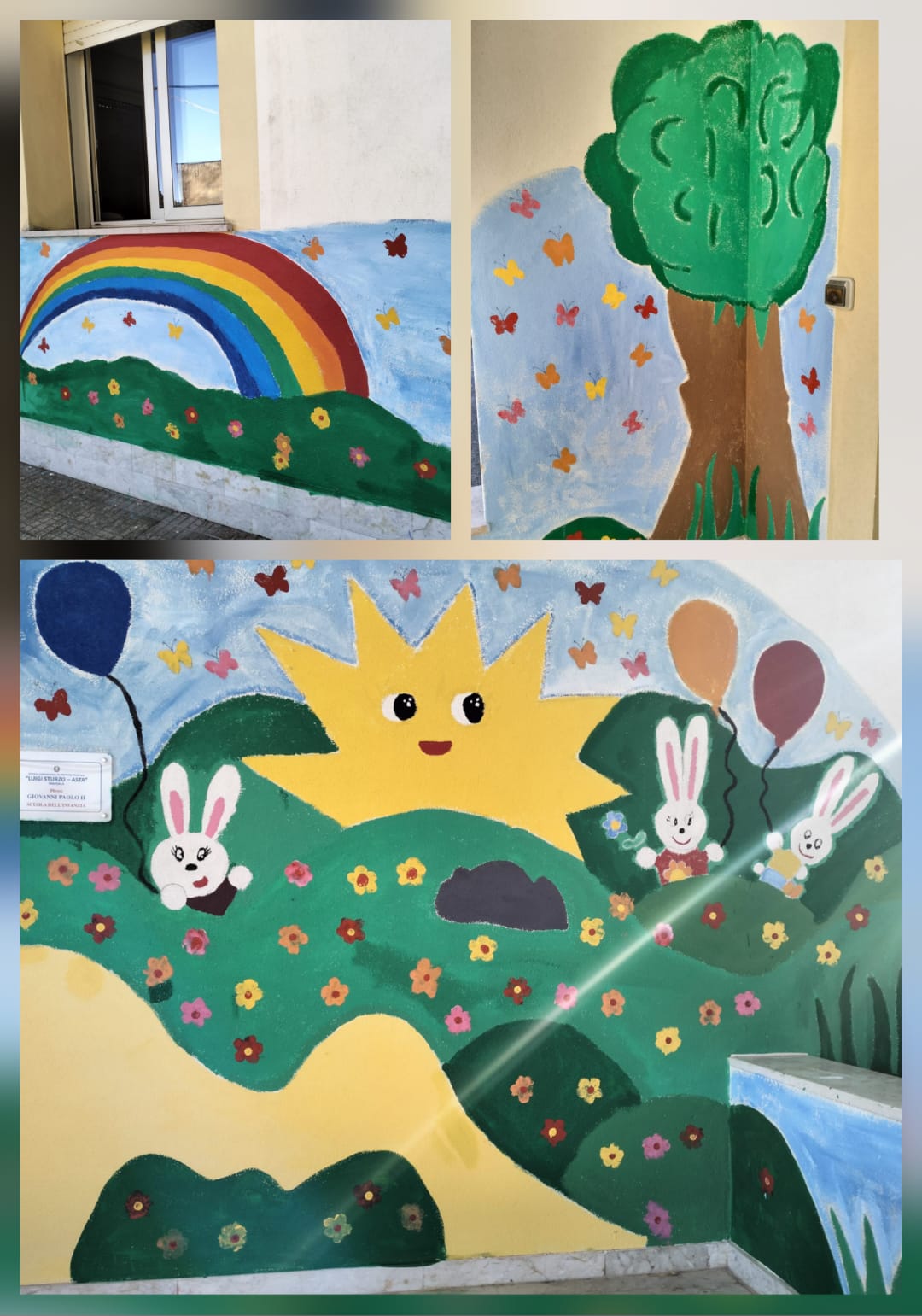 Alla scuola ‘G. Paolo II’ di Marsala un murales “Un ponte per crescere”