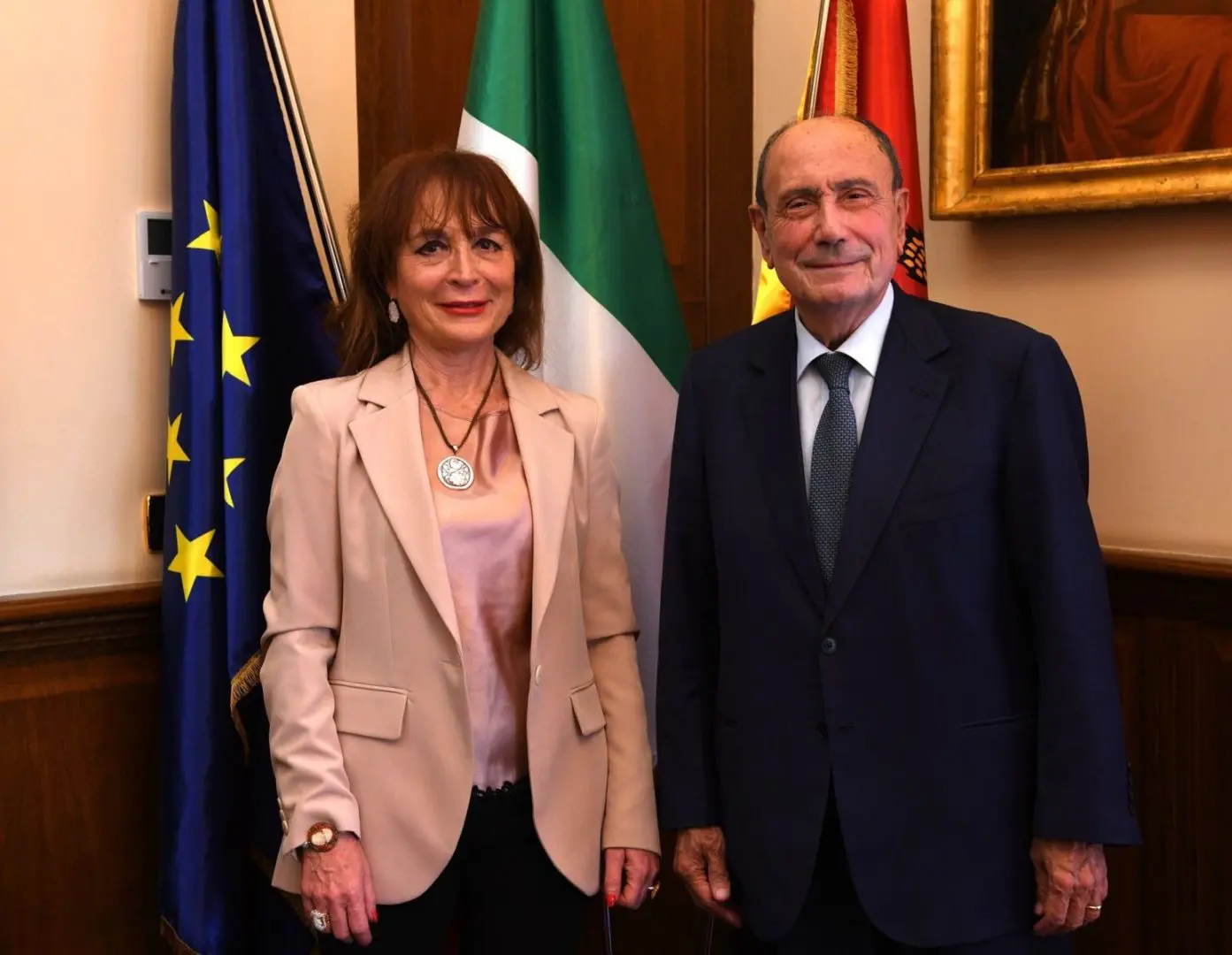 Schifani riceve la neo presidente della sezione di controllo della Corte dei conti: “Parifica dei bilanci entro luglio decisiva per la Sicilia”