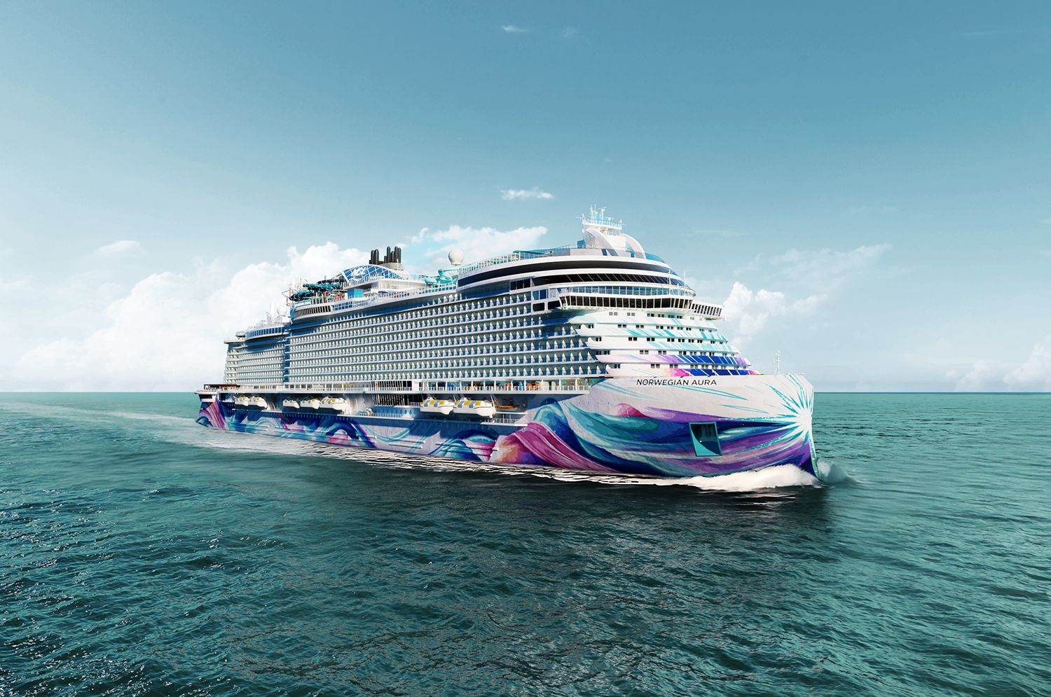 Norwegian Cruise Line svela la nuova ammiraglia “Aura”