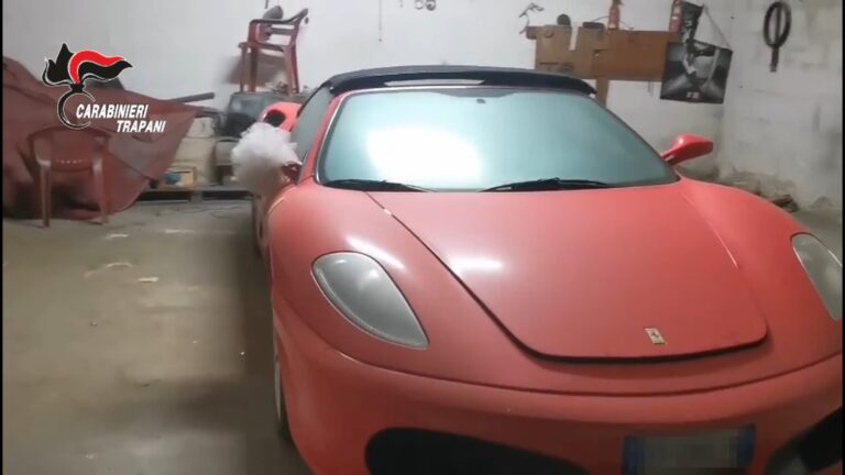 Scatta l’operazione Nirvana nel trapanese, coinvolte 13 persone. Sequestrata anche una Ferrari VIDEO