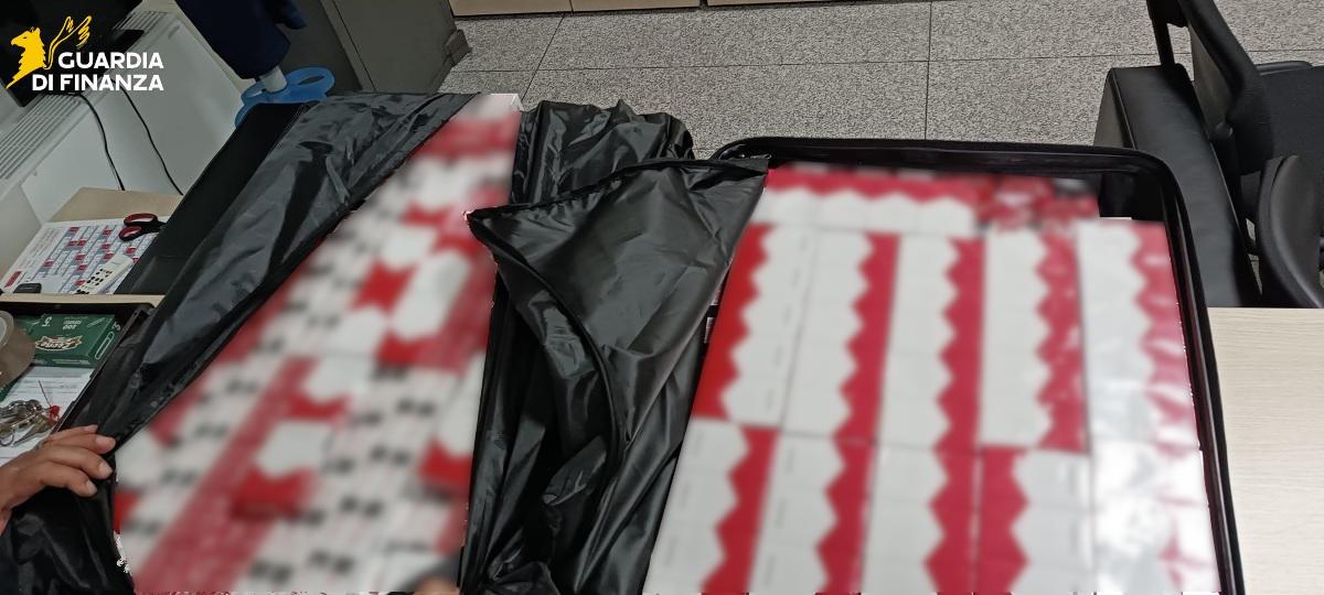 Sequestrati 105 kg di tabacchi lavorati esteri di contrabbando all’aeroporto di Catania Fontanarossa