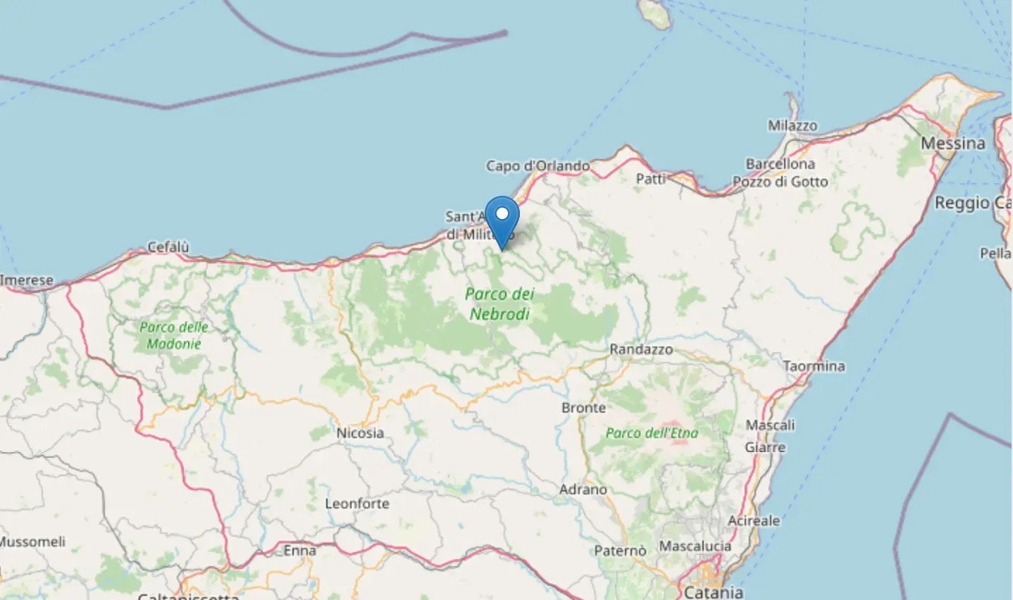 Continua a tremare la terra nel Messinese, la scossa più forte di magnitudo 3.5