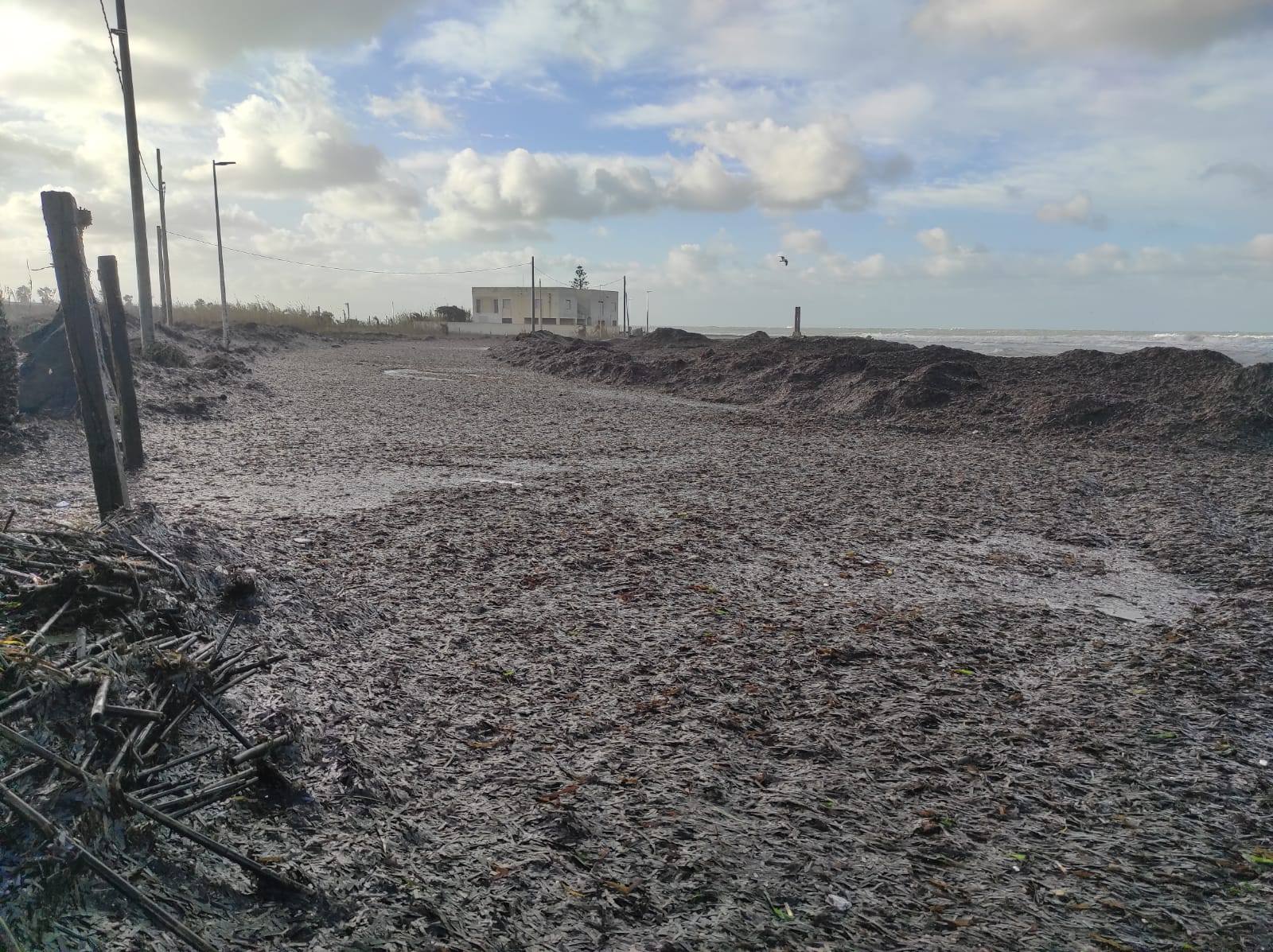 Biscione impraticabile per la mareggiata, a Petrosino non si può circolare sul lungomare